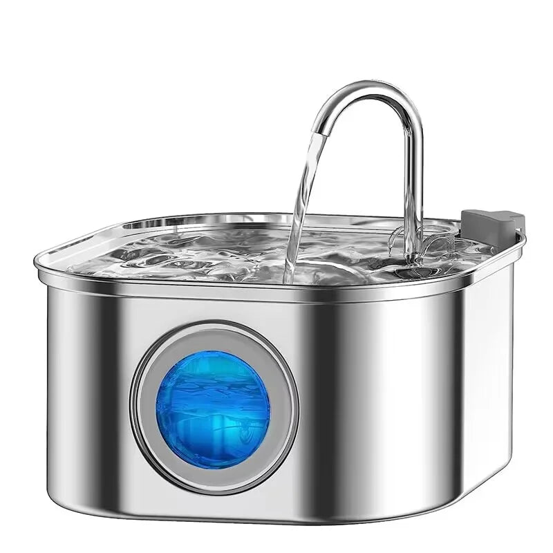 Cat Water Fountain 3.2L Stainless Steel Pet Water Fountain Dog Water Dispenser Automatic Cat Fountain Dog Bowls Cat Products