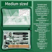 Engineering Tool Set, Precision Measuring Instrument Kit, Durable Stainless Steel, Engineering, Physical and Technical Drawing