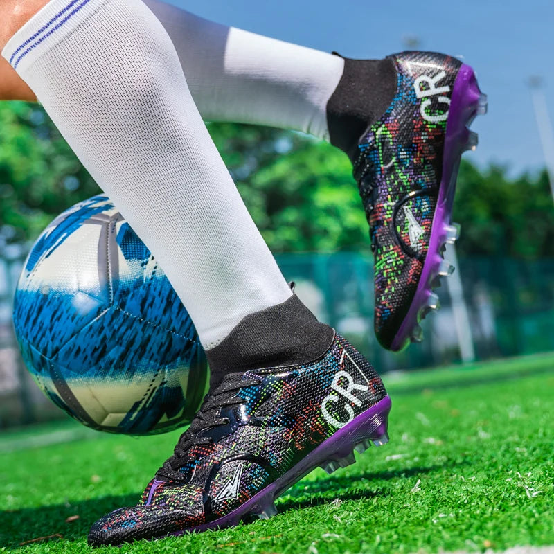 New Men Soccer Shoes Society Cleats Professional Football Boots Indoor Fast Football Field Boots Sneaker Boy Original Training