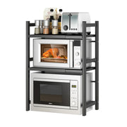 Kitchen Microwave Storage Rack Household Oven Integrated Dust-proof Bowl And Dish Drain Knife Holder Storage Rack