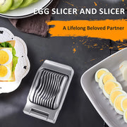 Kitchen Accessories Egg Slicers Chopper Stainless Steel Fruit Salad Cutter Egg Tools Manual Food Processors Kitchen Tool Gadgets