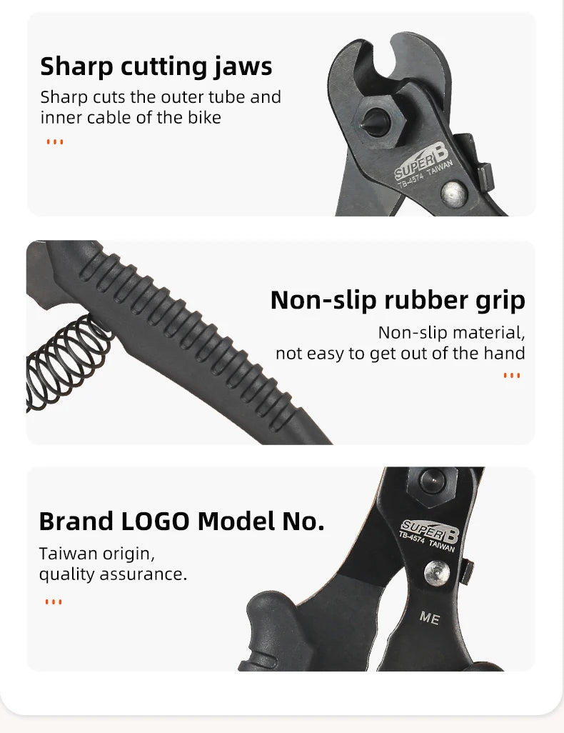 Super B Cable Cutter Pliers Professional Bike Tools Wire Breaker MTB Cycling Tool Line Clamp Repair Bicycle Accessories