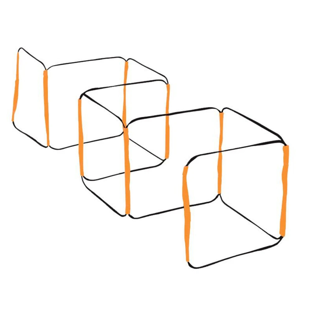 Fold Freely Soccer Coordination Football Footwork Training Fitness Agility Hurdle Jump Ladder