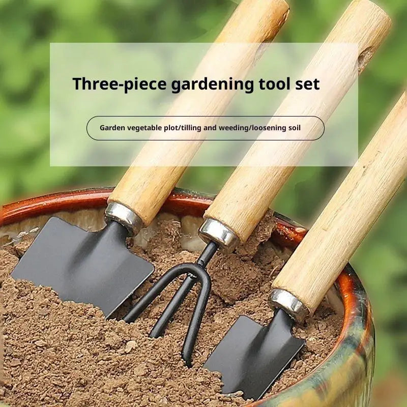 3Pcs/Set Mini Garden Tool Set For Garden Plants Flower Pot Cactus Vegetables Digging Weeding Indoor Small Plants Garden Tools