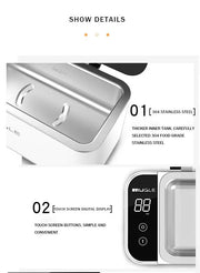 Smart Home Ultrasonic Cleaner for Jewelry Glasses Circuit Board Watches Denture Teeth Razor Ultrasound Cleaning Washing Machine