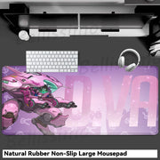 Gaming Accessories O-Overwatch D-D.va Mouse Pad Large Keyboard Mousepad Pc Cabinet Deskmat Xxl Extended Mats Gamer Mausepad