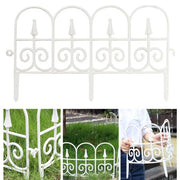 Garden Border Edging Fence 6pcs Garden Fence Panels Flexible Detachable Tree Fence Weatherproof Splicing Fence Landscape Path