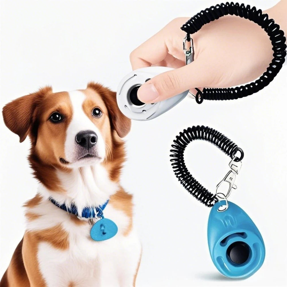 Dog Training Products High Quality Plastic Dog Clicker Sound Stop Barking Training Whistle Training Pet Clicker Tools For Dogs