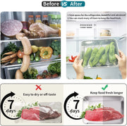 Stainless Steel Food Storage Container with Lid - Airtight Fresh-Keep Box for Fridge | Small Thickened Kitchen Organizer