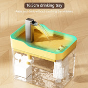 Cat Water Fountain with Quiet Pump Auto Filter USB Anti-Dry Burning Dog Water Dispenser Cat Fountain for Cats Indoor