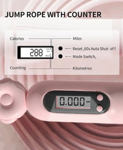 Fitness Exercise Electronic Counting With Countdown Skipping Rope Professional Fat Burning Adult Counting Timed Skipping Rope
