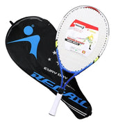 Hot Sale 23 Inch Special Tennis Racket for Teenagers Aluminum Alloy Tennis Racket Strong Nylon Wire for Children's Training 1pcs
