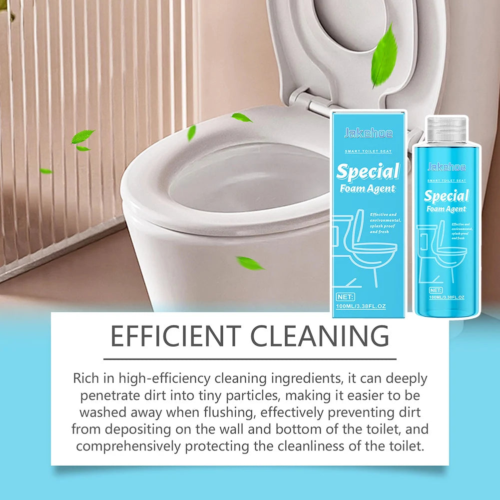 Smart Toilet Foam Cleaner Deep Descaling Stain Remover For Home Use