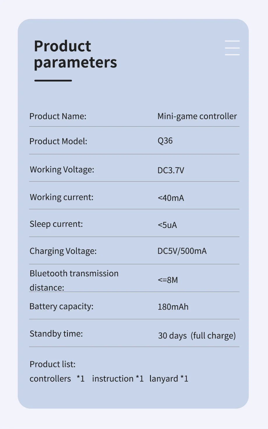 Q36XDV mini game controller handheld game console portable pocket controller