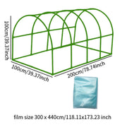 Garden Greenhouse Nursery Plant Cover Tent Fruit Flowers Growing Protection Easy Installation for Home Patio Outside Backyard