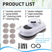 RALCA-Window Cleaner Robot Smart Glass Cleaning Robotic Strong Suction Remote Control Window Cleaning Robot