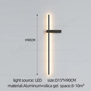 Modern Simple Living Room TV Background Wall Fitting Bedside Lighting In Bedroom Designer Staircase Light Long Indoor Wall Lamp