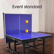 12/16/18/25MM Tennis Table with Wheels Portable Professional Outdoor Indoor Foldable and Removable Singles Practice Tennis Table
