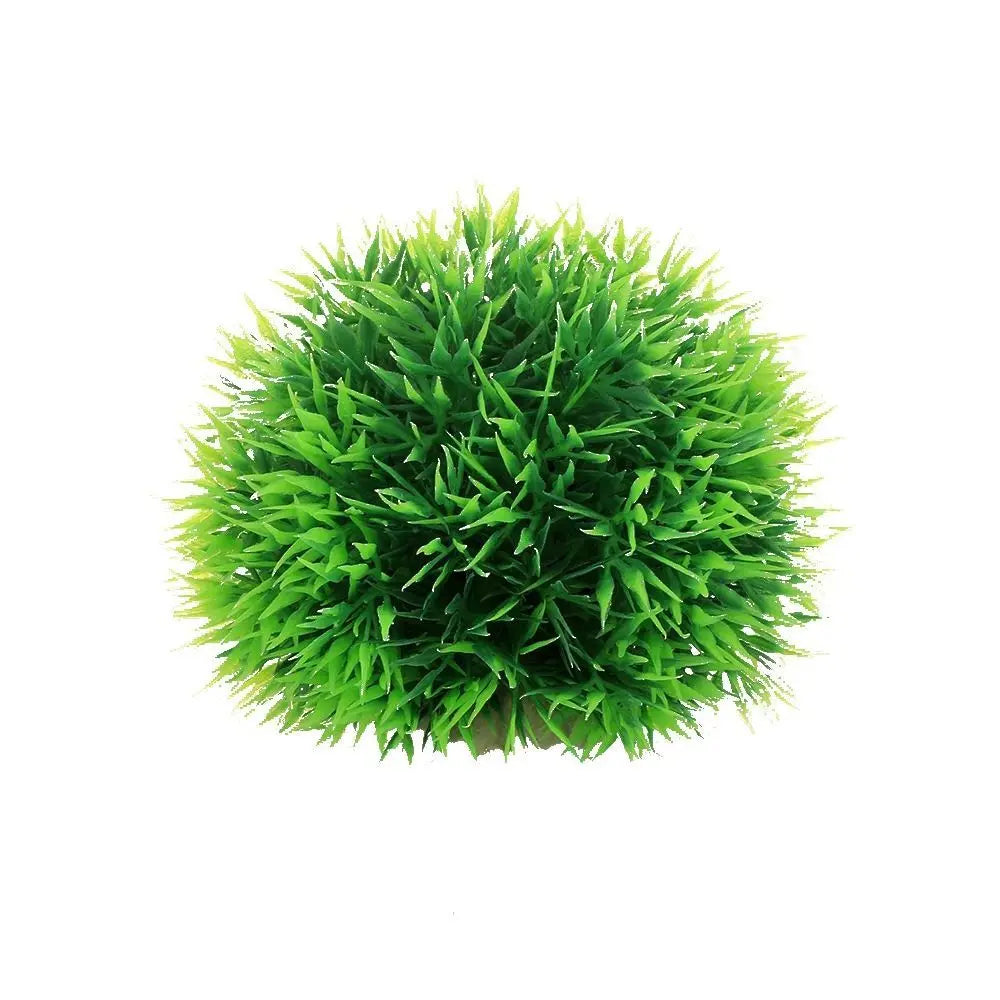 Fish Tank Accessories Simulation Aquatic Plants Ball Plastic Realistic Water Grass Ball 9cm Artificial Water Plants Aquarium