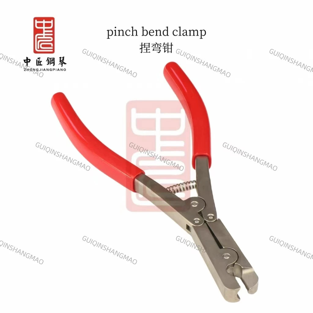 High quality piano repair tools, including pinching pliers, keyboard pliers, and hammer pliers, easy to carry