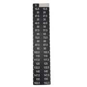 1pc Fitness Equipment Weight Stickers 4.5/7-91/120kg 5-103kg 5-162.5kg Weight Stack Labels Sticker Gym Counterweight Block Parts