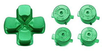 For PS4 SLIM PRO Metal Cross ABXY 3D Analog Thumbstick Aluminum Joystick Universal Cover Buttons For Xbox One S X Controller