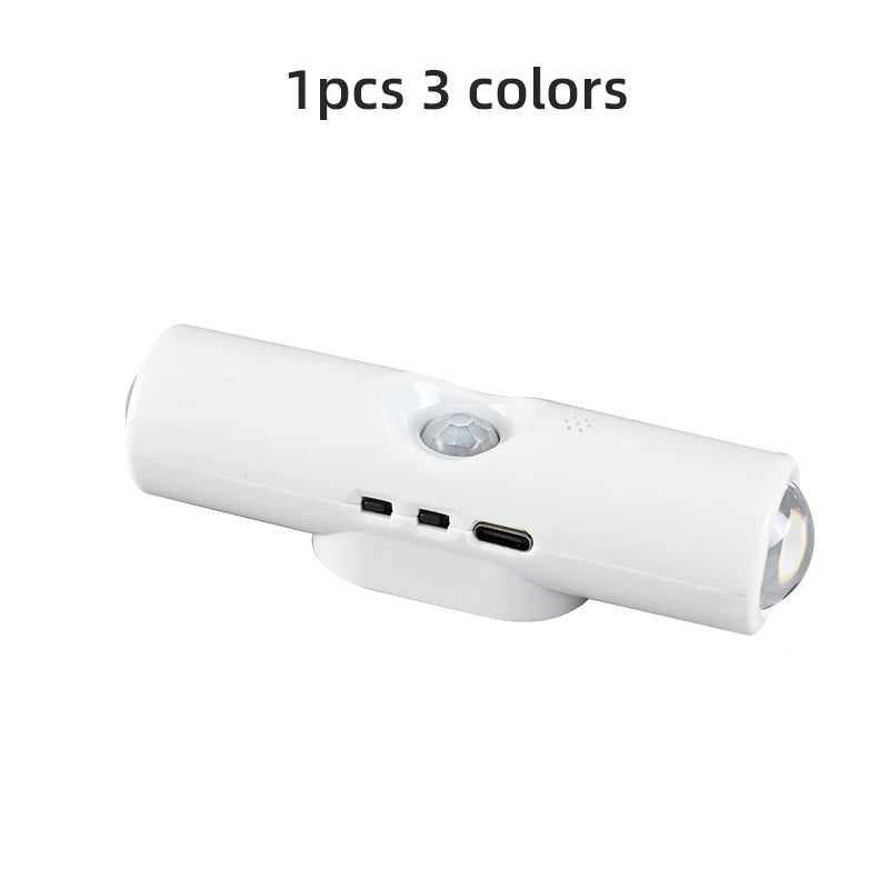 Smart Sensor Night Light Charging Wall Light Dimming AAtmosphere Light Suitable for Corridor Stairs Wardrobe Bedroom Bedside