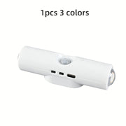 Smart Sensor Night Light Charging Wall Light Dimming AAtmosphere Light Suitable for Corridor Stairs Wardrobe Bedroom Bedside