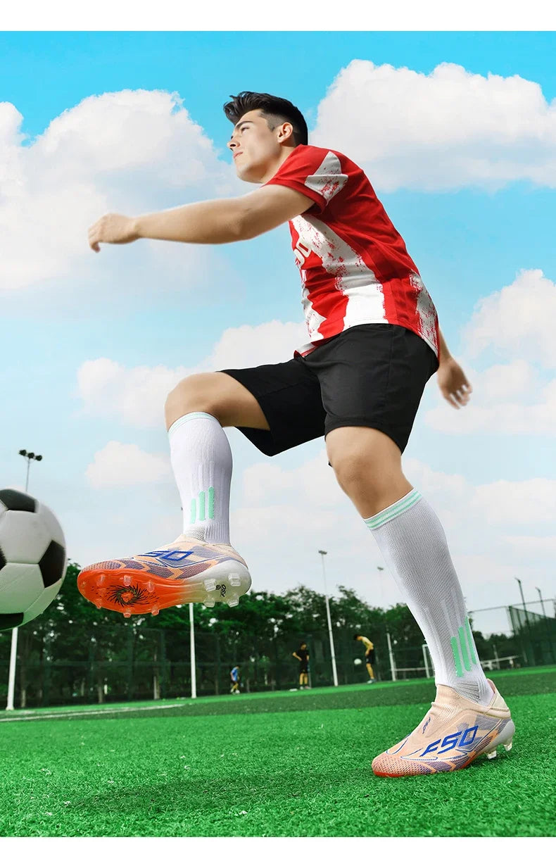 Men Women Soccer Shoes Society Professional Ultralight Cleats Indoor Football Shoes Training Outdoor Football Boots Resistant