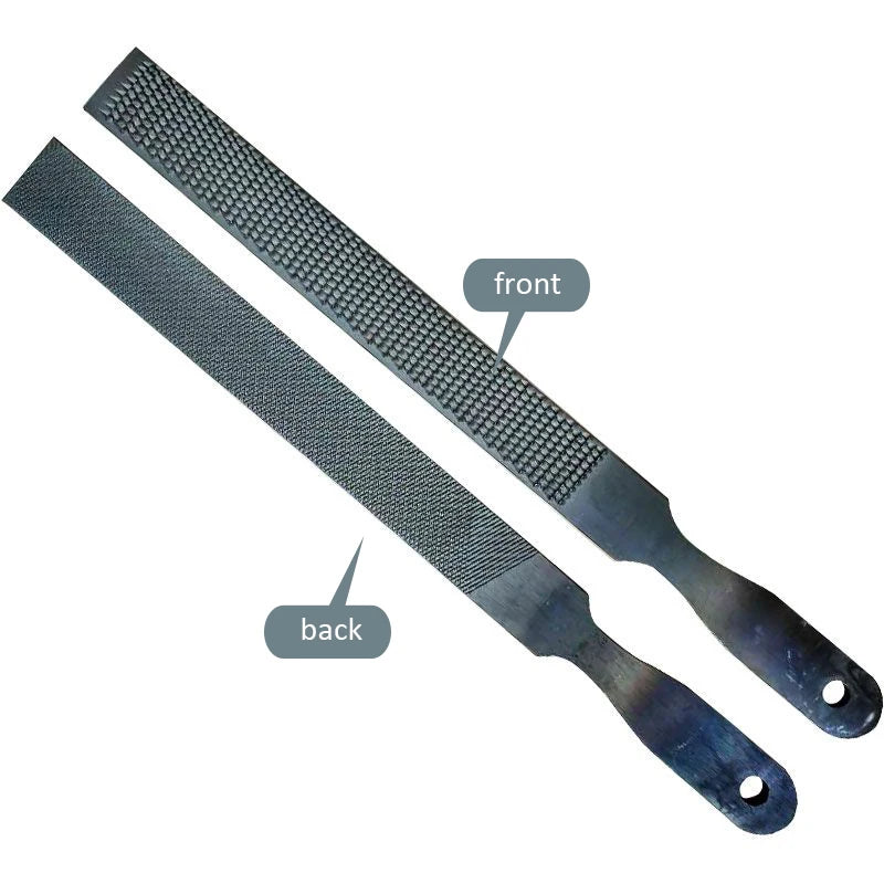 Horseshoe File Anti-slip Handle Double Side Carbon Steel Hoof Rasp Horse Hoof Trimming Tools Sanding Wood Equestrian Accessories