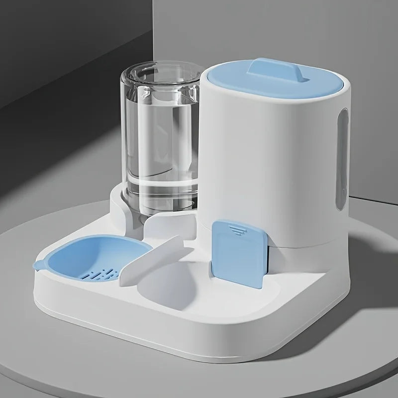 Feeder - Dual-purpose Drinking and Feeding Unit - Convenient, Simple, Large Capacity -Suitable for Small and Medium Dogs and cat
