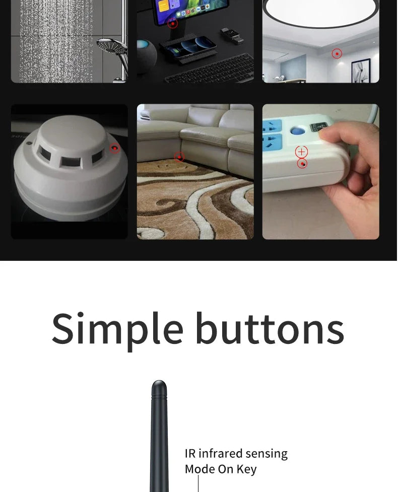 Hidden Camera Detector Anti Spy Gadgets Professional Wireless Signal Car GPS Infrared Mini Camera Wiretapping Bug Search Devices