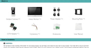 HOMSECUR 4 Wire Tuya Smart APP HD Video House Door Phone Kit with 7" Touch Screen Monitor IP65 Doorbell Camera Record Snapshot