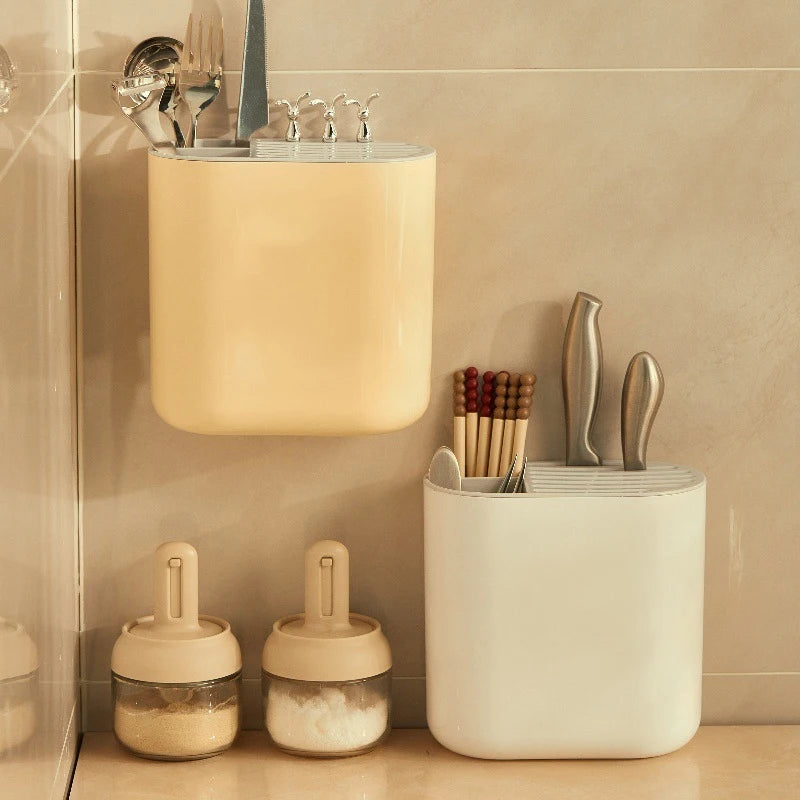 Kitchen Storage Chopsticks Rack Space Saving Tableware Storage Holder Kitchen Chopstick Drain Box Kitchen Knife Storage Rack