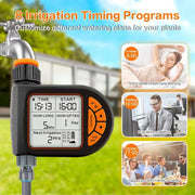 Intelligent Timing Gardening Automatic Garden Waterer, Garden Balcony Farm Sprinkler Timer Outdoor Irrigation Controller