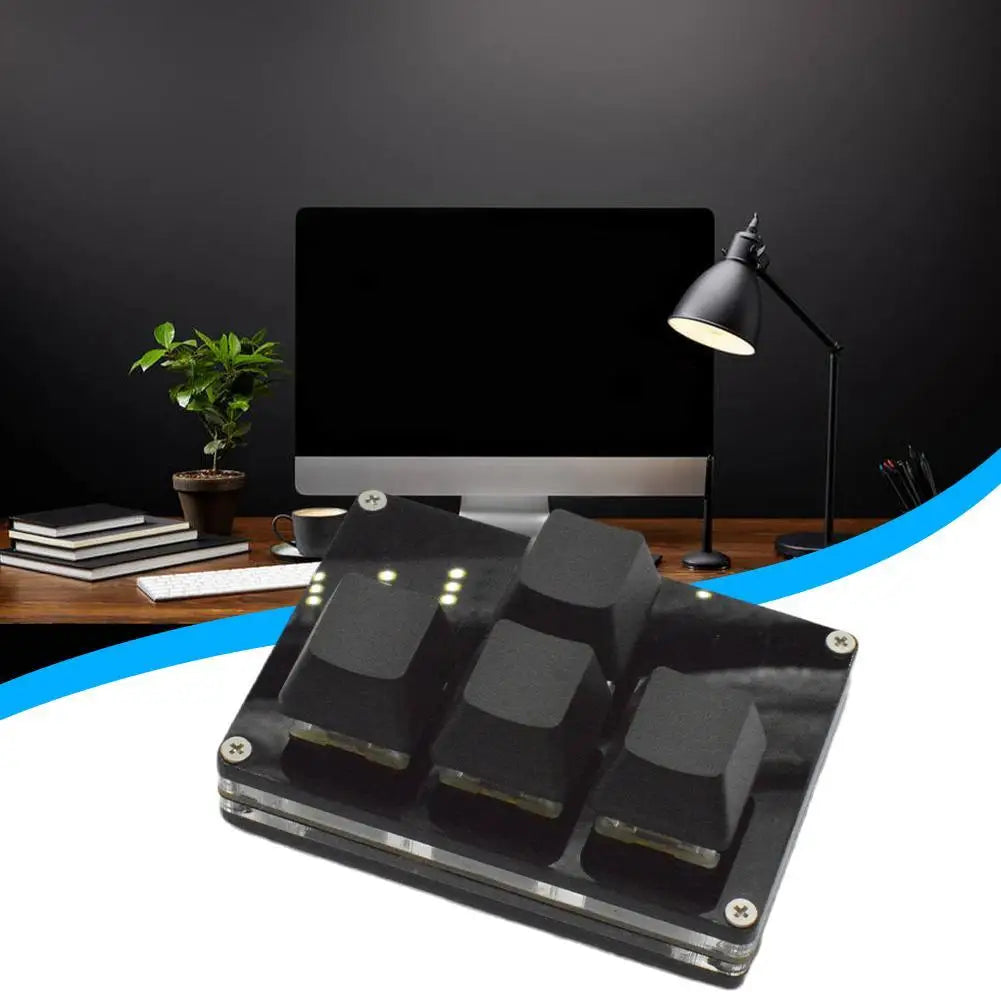 4 keys Mini Keypad Red Switch Programmable Gaming Mechanical Keyboard USB Custom Keyboard For PC Laptop D7L8