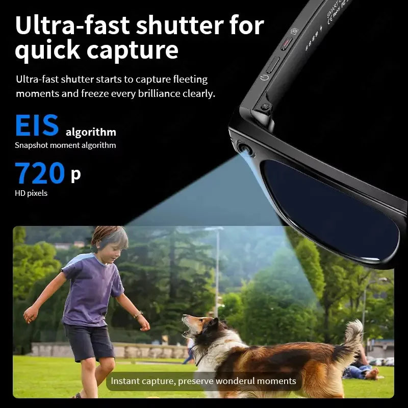 2025 New 800W Pixel HD Camera 32GB Smart Glasses Women Take photo shoot Video AI Translation Recording Waterproof AI Glasses Men