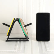 Fitness - style Barbell Plate Coaster Set | Mini Stand + Colorful "Barbell Plate" Coasters, Create a Personalized Desktop Scene