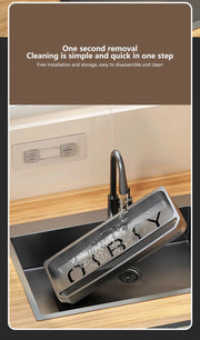 Kitchen Sink Organizer Drain Rack Self-draining Shelf Sponge Holder Dishcloth Faucet Storage Soap Drainer Kitchen Accessories
