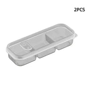 ♥Stackable Food Storage Boxes, Airtight Vegetable/Fruit Keepers for Kitchen Prep & Refrigerator Organization