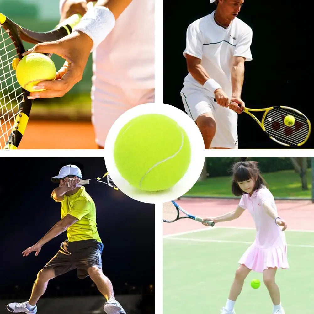 High Elasticity Training Entertainment Ball Tennis For Competition Training Exercises Elastic Fiber Rubber Outdoor Tennis Ball
