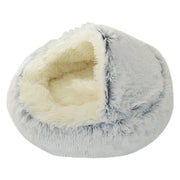 Cat Bed for Deep Sleep  Plush and Warm  Cat Cave Comfortable and Supportive  Easy to Clean  Non-slip Bottom  Suitable for Small