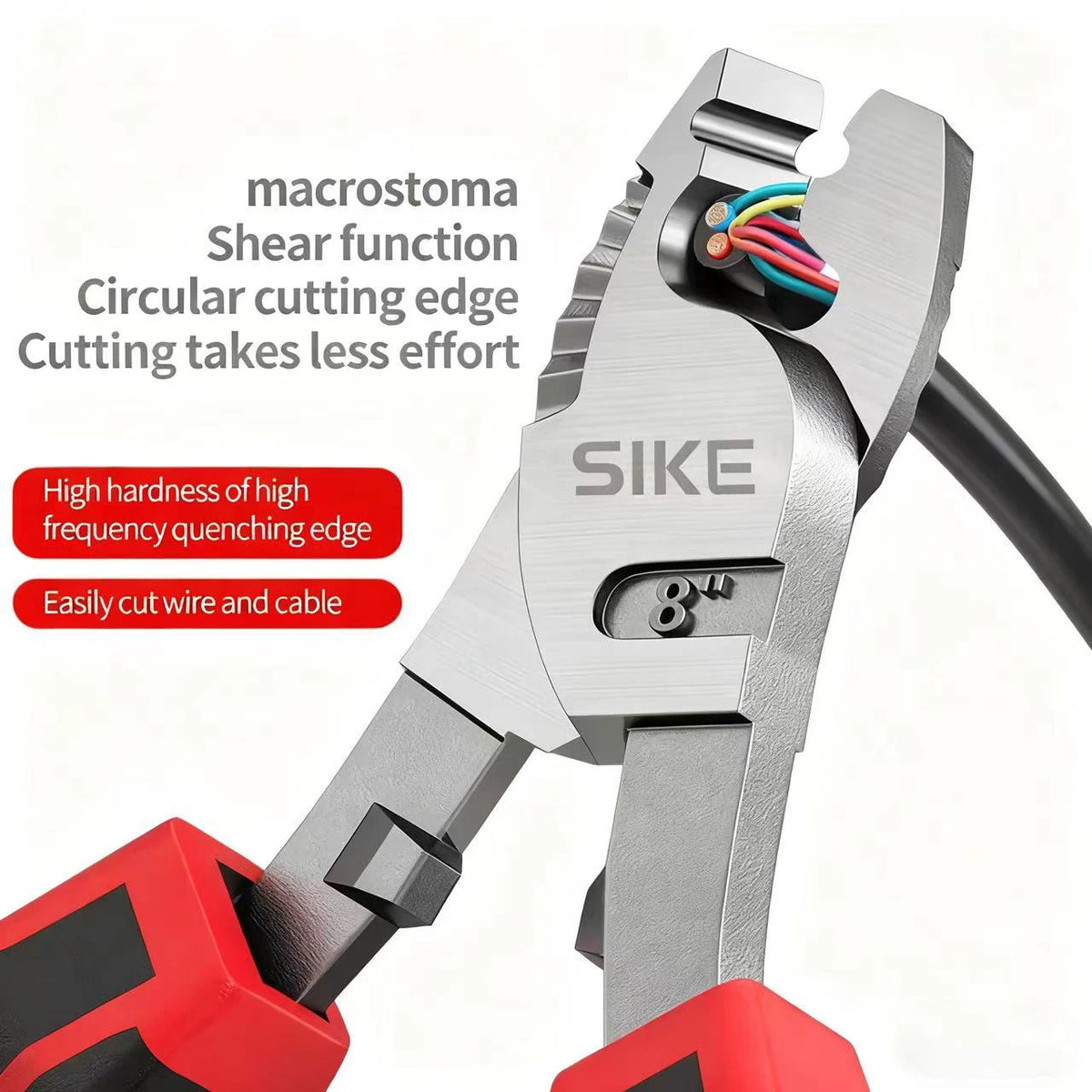 Cable cutters, electrician's pliers, wire strippers, crimping pliers, cable scissors, multi-purpose hand tools