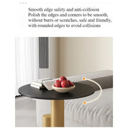 Living room sofa, small coffee table, side cabinet, living room home, light luxury bedside table, balcony, simple and creative