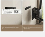 Kitchen knife storage box, knife holder, non-perforation, wall-mounted rack, kitchen items，kitchen accessories organizer