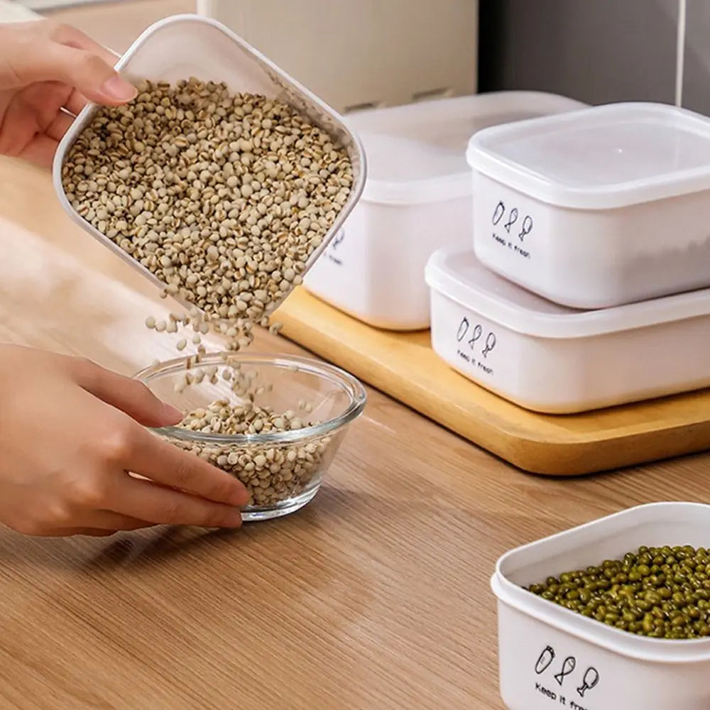 Large Capacity Food Storage Box Useful Plastic Moisture-proof Vegetables Food Container Fresh-keeping Fridge Organizer