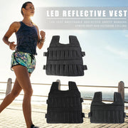 3/15/50kg Loading Weight Vest Adjustable Weighted Training Exercise Waistcoat Jacket Sand Clothing for Running Fitness Equipment