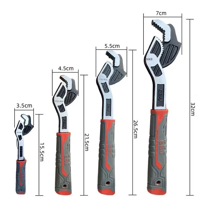 CR-V Multi-function Universal Adjustable Fast Wrench Hand Tool for Plumbing