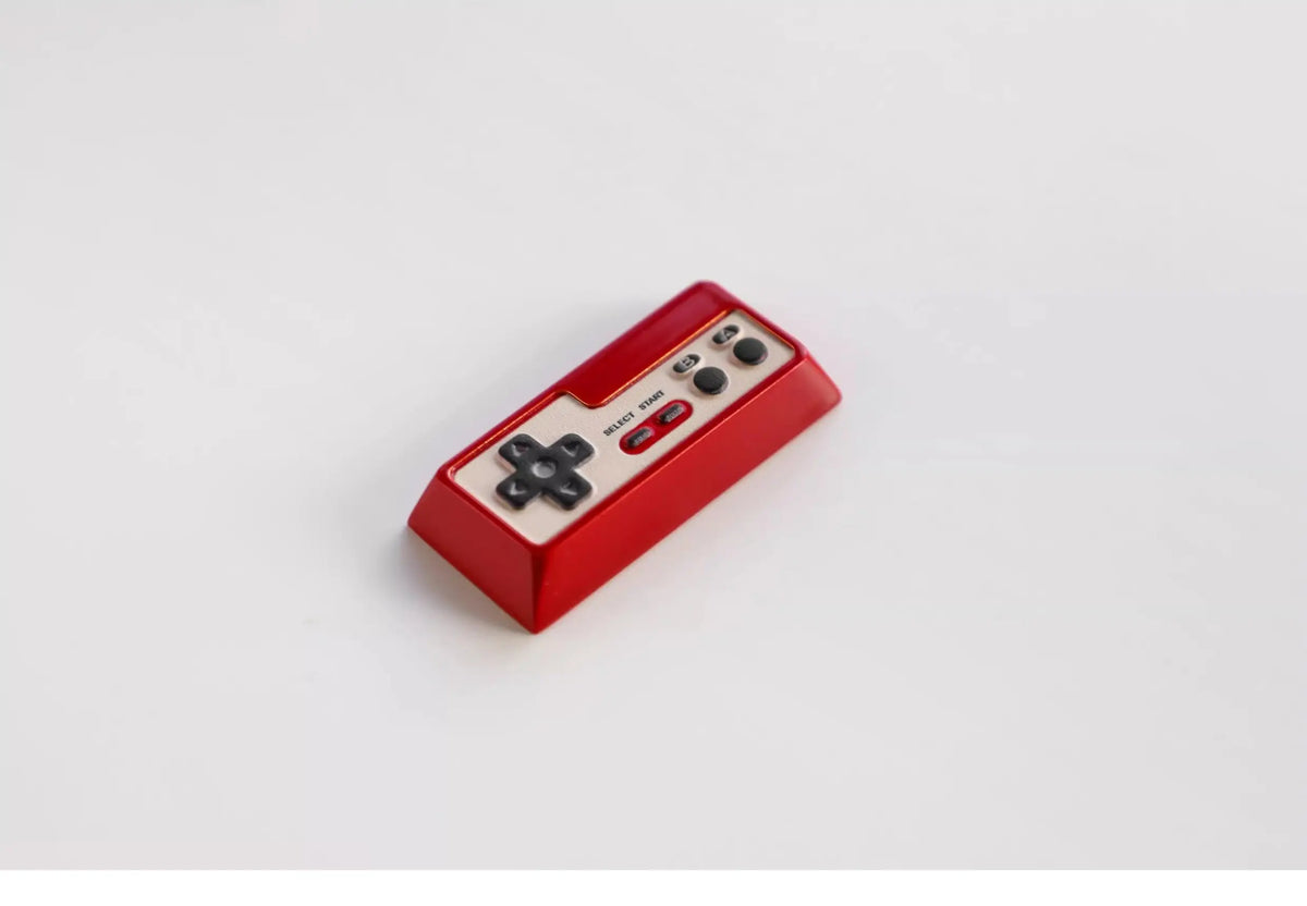 Original Red White Gaming Console Retro Enter keycap Mechanical Keyboard Metal PC Gaming Keyboard Collect gift keycap
