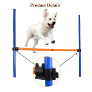 Pet Dog Agility Training Pet Obstacle Training Jumping Hurdles Bars Jumping Pole Tied Around The Pole Dog Training Pet Supplies